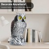 Hutisyoe 3-Pack Realistic Owl Statues for Outdoor Decor – Garden,