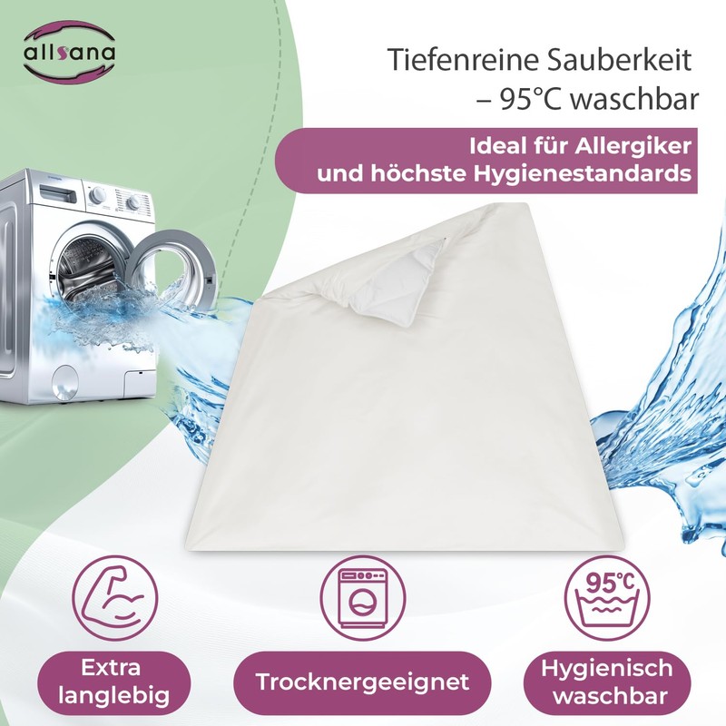 allsana hypo-allergenic blankets reference 155 x 220 cm allergy bedding