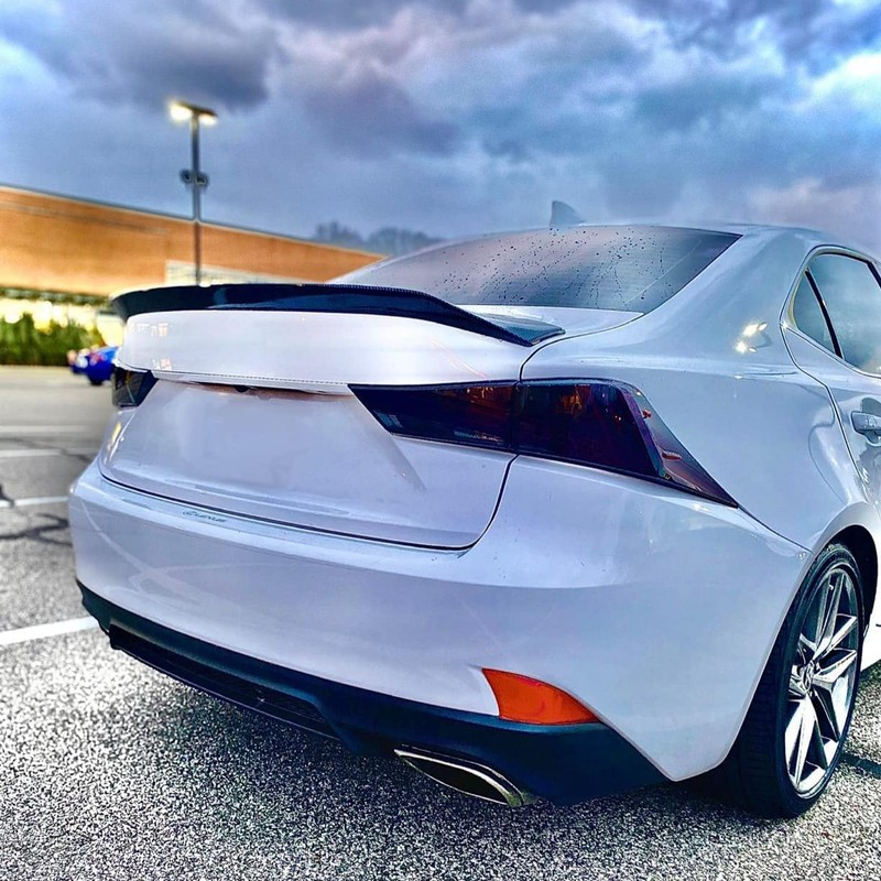 ECOTRIC Rear Trunk Spoiler Wing Lid Compatible with 14-20 Lexus