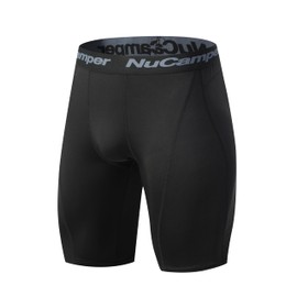 NuCamper Herren Kompressionsshorts, Schnelltrocknendes Base Layer Tights Sport Unterhosen für Enge Trockene, Atmungsaktiv Laufhose Herren Kurz Sport Shorts Laufshorts Trainingsshorts