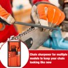 Threlaco Portable Electric Chainsaw Sharpener Kit with Chain Saw Sharpener