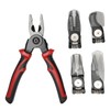 Wire Cutters Tool Steel 5 Replaceable Heads Anti Slip TPR