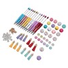 12PCS Beadable Pens Kit Bright Colors DIY Making Beaded Ballpoint