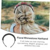 Healeved Diamond Headband for Women Rhinestone Hairband Headband Chic Headwear