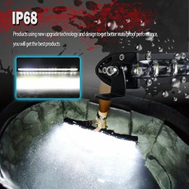 usparts888 Roof 50'' Straight LED Light Bar Brackets +Wire Fit 18+ Polaris Ranger 1000 XP