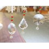 (LOT OF 3) Merry Holiday Crystal Rainbow Suncatcher Ornament FengShui