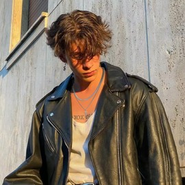 AFSTALR Cross Necklace Men Cross Chain, 2PCS Gold Stainless Steel Snake Chain and Crucifix Pendant Necklace, Jewelry Gifts for Men Women Long 22"/24"