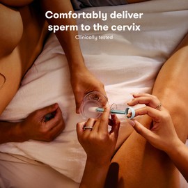 Frida Fertility at-Home Insemination Kit, Developed with Specialists for Conception Support, Easy DIY Insemination for Minimal Sperm Waste & Family Planning, 2 Applicators & 2 Collection Cups