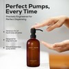 Amber Shampoo and Conditioner Dispenser Set by Brighter Barns -