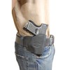 Barsony Black Leather Yaqui OWB Holster for FN 509 Compact