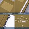 Kosibate Tactical Notebook Padfolio Ring Binders with 45 Sheets,Army Military