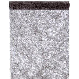 Santex SN3586/11 Table Runner, Polyester, Black, 30 cm x 5 m