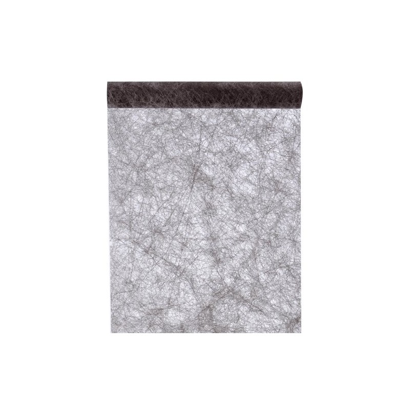 Santex SN3586/11 Table Runner, Polyester, Black, 30 cm x 5