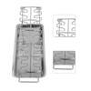 Chicken Wing Leg Rack Stainless Steel Foldable BBQ Rack Portable