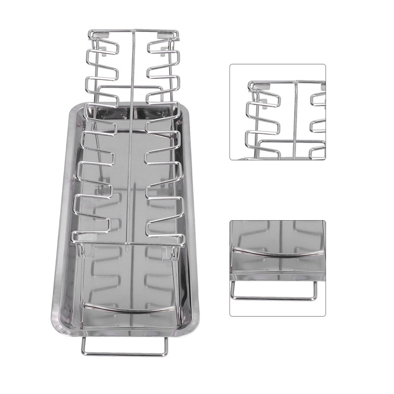 Chicken Wing Leg Rack Stainless Steel Foldable BBQ Rack Portable