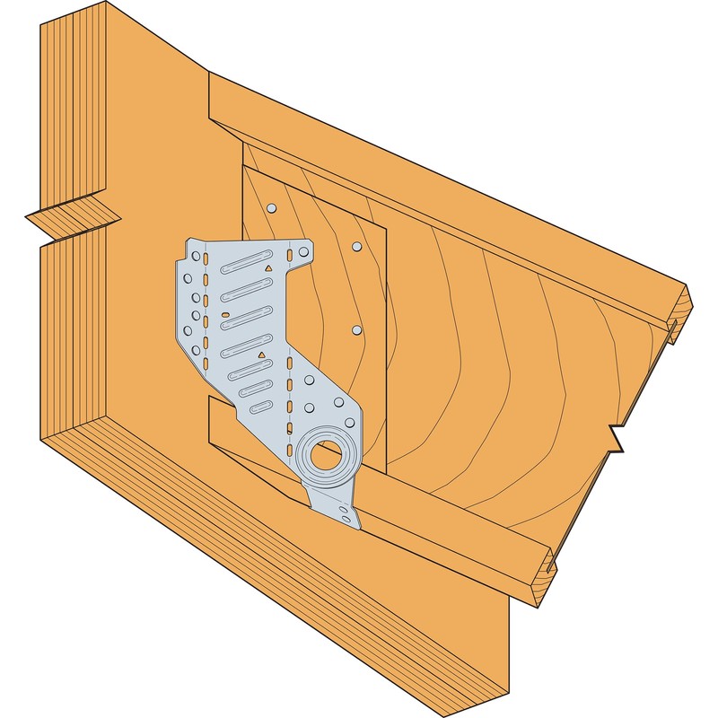Simpson Strong-Tie LSSR2.37Z LSSR Light Field-Adjustable Rafter Hanger for 2-5/16