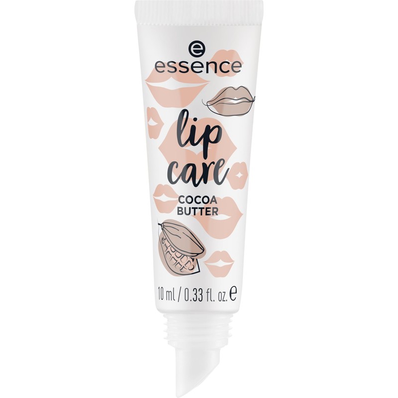 essence lip care Cocoa Butter Lip Balm, White, Nourishing, Natural,