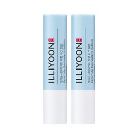 Illyyoon Illiyoon Ceramide Unscented Vegan Lip Balm 3.2g 1 pack + 1 pack / 일리윤 세라마이드 무향 비건 립밤 3.2g 1입+1입