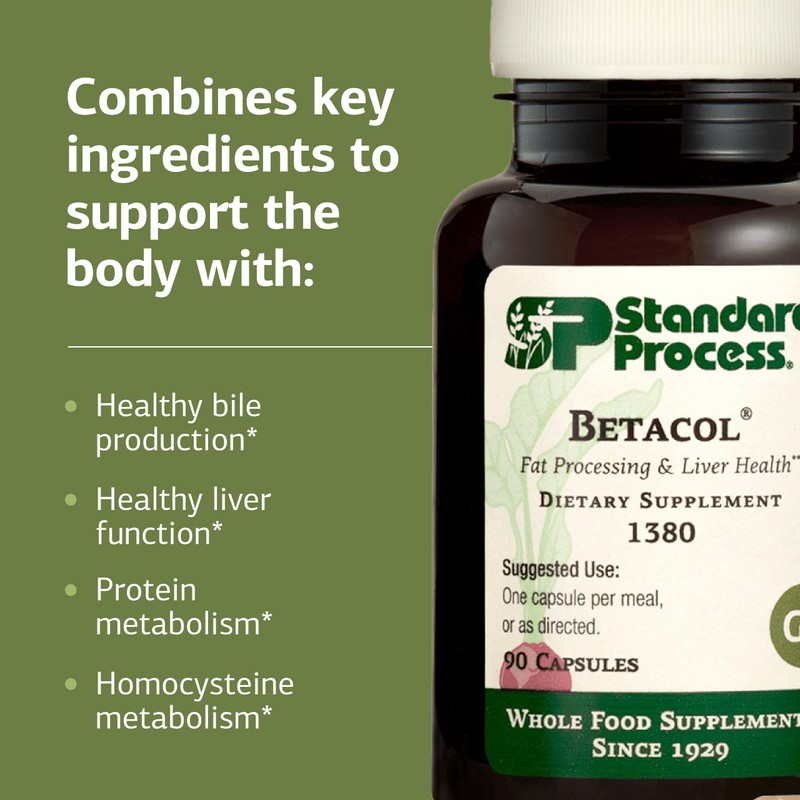 Standard Process Betacol - Supports Liver Function & Bile Production