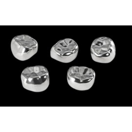 Mark3 Stainless Steel Crowns, 2nd Primary Molar, Lower Left, 5 Crowns/Box, Mark3 - E-LL-7