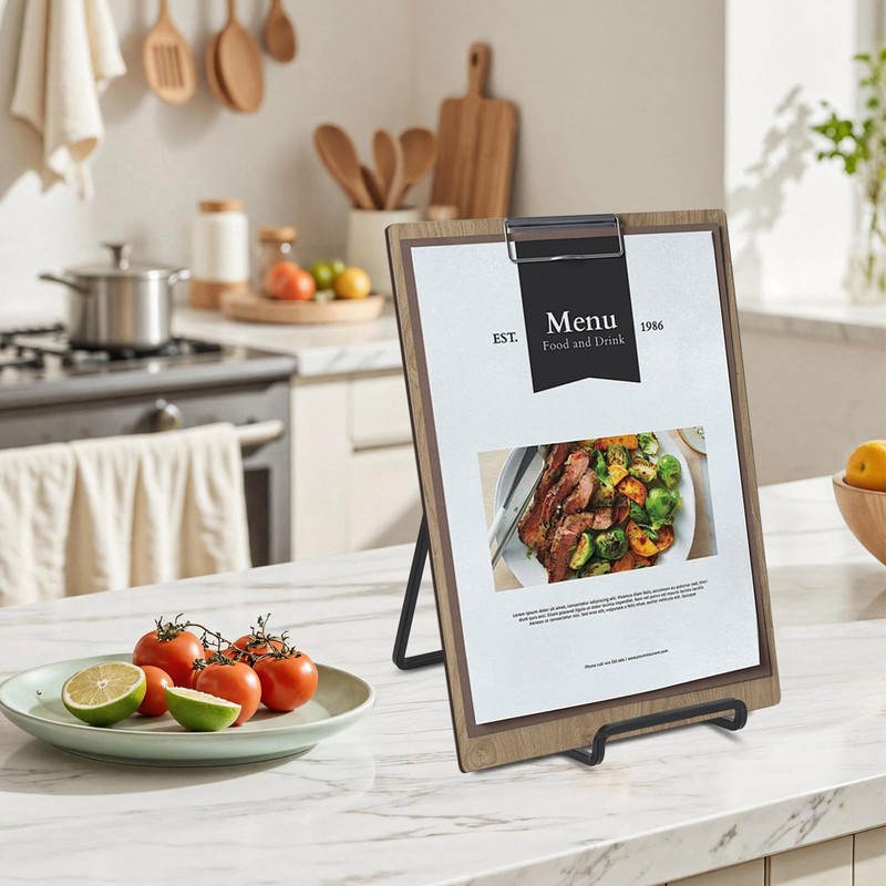 Large Plate Holder Display Stand - 10 inch Tall Plate