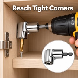 1/4-Inch Magnetic Hex Bit Holder – Quick-Change Screwdriver Bit Extension Holder for Drills, Drivers, Repairs and Tight Spaces