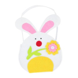 WHAMVOX Easter Bunny Candy Bags Portable Candy Storage Pouch for Reliable Non Woven Patterns for Easter Party Favors Wedding Treats and Holiday Decorations