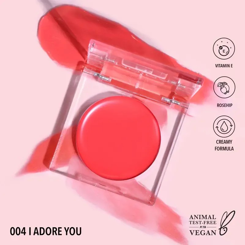 Moira Cosmetic Rubor En Crema Loveheat Cream Blush Tono Del