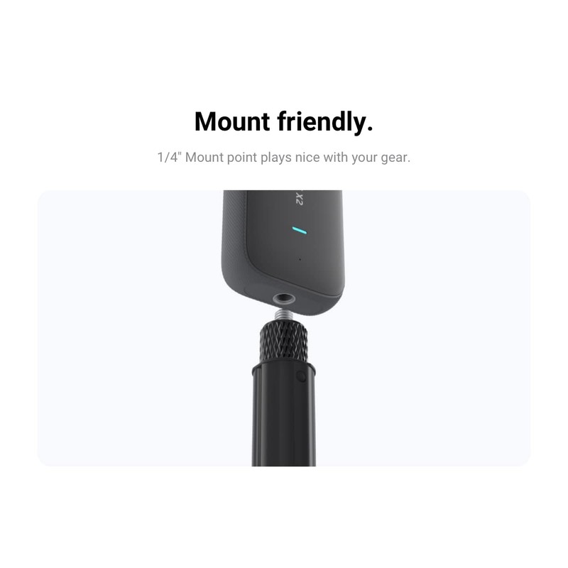 INSTA360 2-in1 Invisible selfie stick + tripod for GO, GO2,
