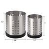 TOPZEA Set of 4 Kitchen Utensil Holder, Stainless Steel Cooking