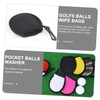 KOMBIUDA 2Pcs Cleaning Pouches Portable Wipe Bags for Golf Ball