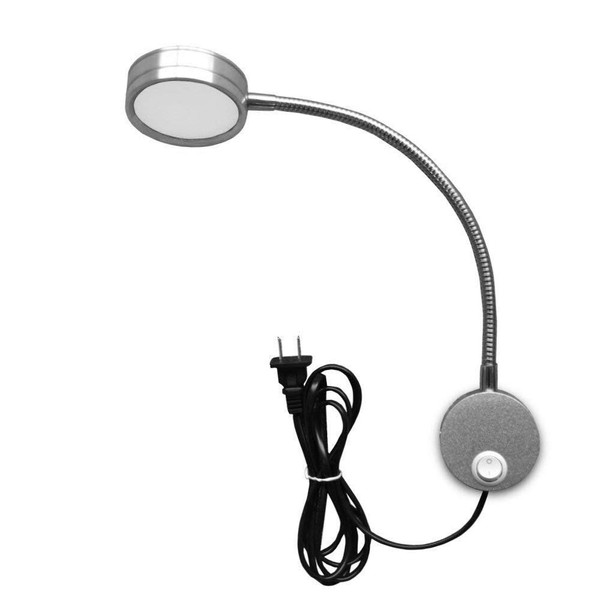 Youngine 5W Plug Wired Flexible Gooseneck Wall Sconce Reading Lamp