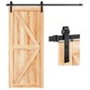 EaseLife 6.6 FT Sliding Barn Door Hardware Track Kit,Basic J