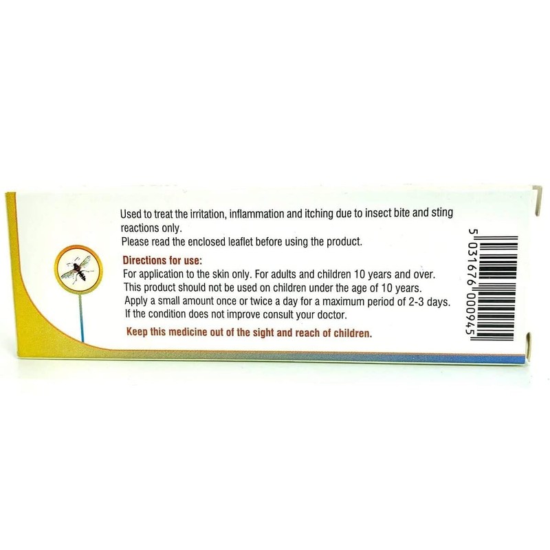 YOLODE Skincalm Bite and Sting Relief 1% Cream, 10g