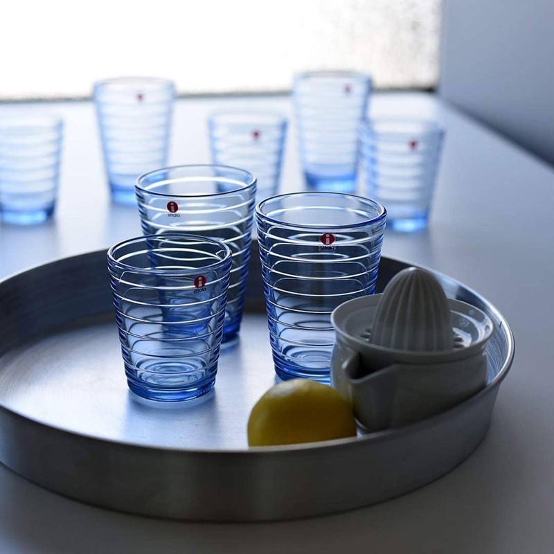 Iittala Aino Aalto Cups 33 cl Set of 2 Aqua