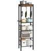 CHOEZON 5-Tier Pot Rack, Floorstanding Pots and Pans Organizer, Kitchen