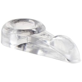 Prime-Line T 8733 Storm Door Panel Clip, Flush, Clear Acrylic (8 Pack)