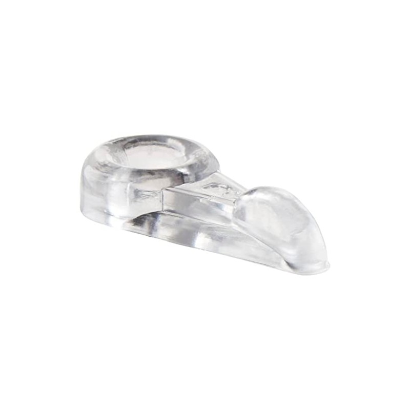 Prime-Line T 8733 Storm Door Panel Clip, Flush, Clear Acrylic