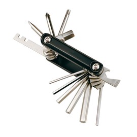 HOUSON 13-in-1 Folding Bicycle Tool Set, Bicycle Multi-Tool with Hex Key & Spoke Nuts for MTB Road Cycling