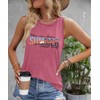 Take Me Where Summer Never Ends Letter Printed Tanks Cute