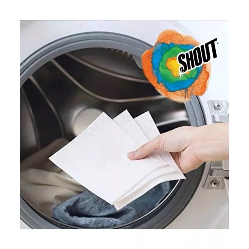 Shout Color Catcher Sheets for Laundry, Maintains Clothes Original Colors-