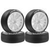 Chanjorlin 1/10 RC Drift Racing Tires and Wheels 12mm Hex
