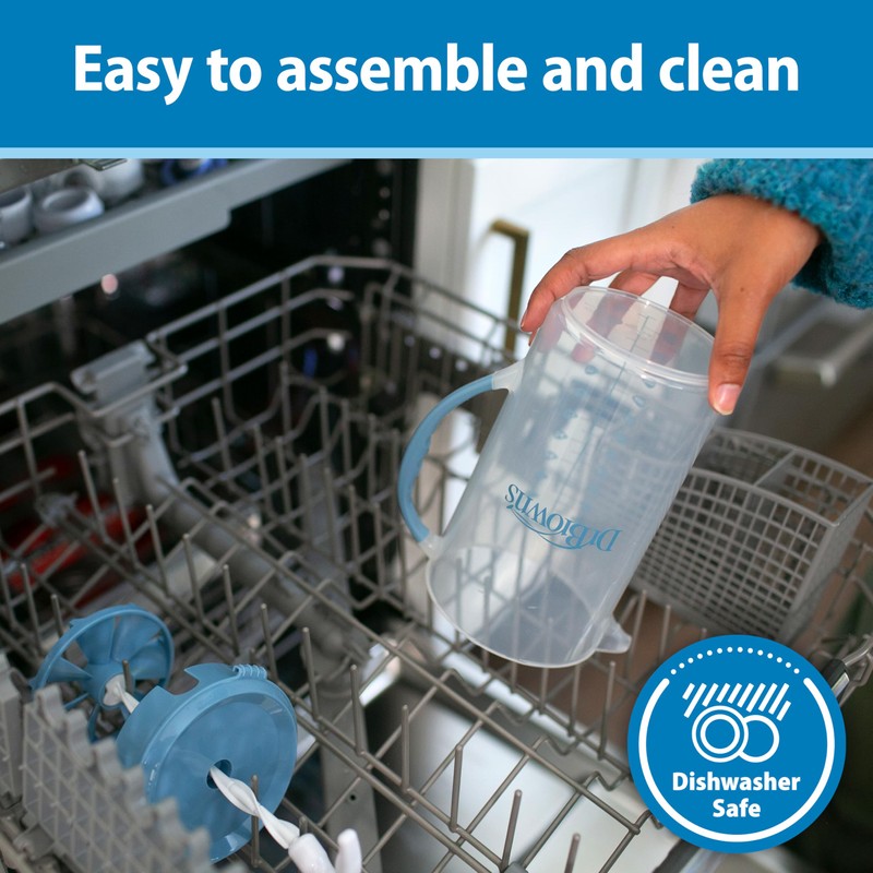 Dr. Brown's Baby Formula Mixing Pitcher with Adjustable Stopper, Locking