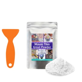 OOTDART Mosaic Grout, Mosaics Tile Tools, Mosaic Tile Accessories – Essential for Handmade Grouting and Perfect for DIY Craft Projects (250G)
