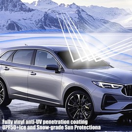 Windshield Sunshade - Car Shades for Front Window | Oxford Cloth Foldable Heat-Reflective Anti-UV Parasol for Hot Weather Driving Indoor Road Trips