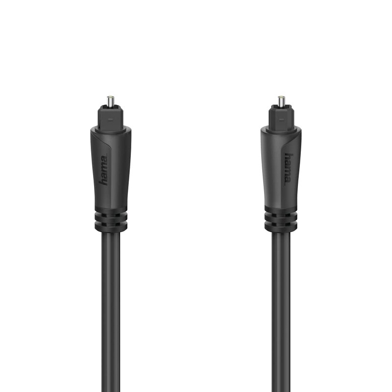 Hama Audio Fibre Optic Cable ODT Plug (Toslink) 1.5m Black