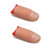 Junfamilee 2 Pcs Fake Thumb Tip Magic Tricks,Fake Thumb Tip