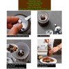 VEIZIBEE Pepper Mills, Classical Roast Black Manual Pepper Grinder Set，Hand