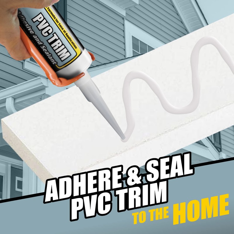 PVC Trim Adhesive and Sealant White