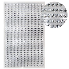 070 Rhinestone Sticker (Decal) Jewelry Type 3mm [Silver]